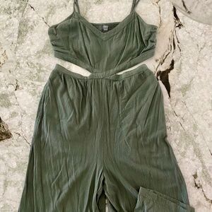 Aerie Green Romper